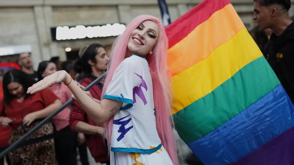 LGBTQ+ Models Showcase Lady Gaga-Inspired Outfits at Rio de Janeiro Train Station