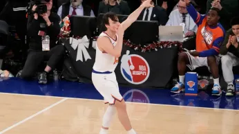 Tyler Kolek Chases Down Donovan Mitchell for a Block and Helps the Knicks Catch the Cavaliers